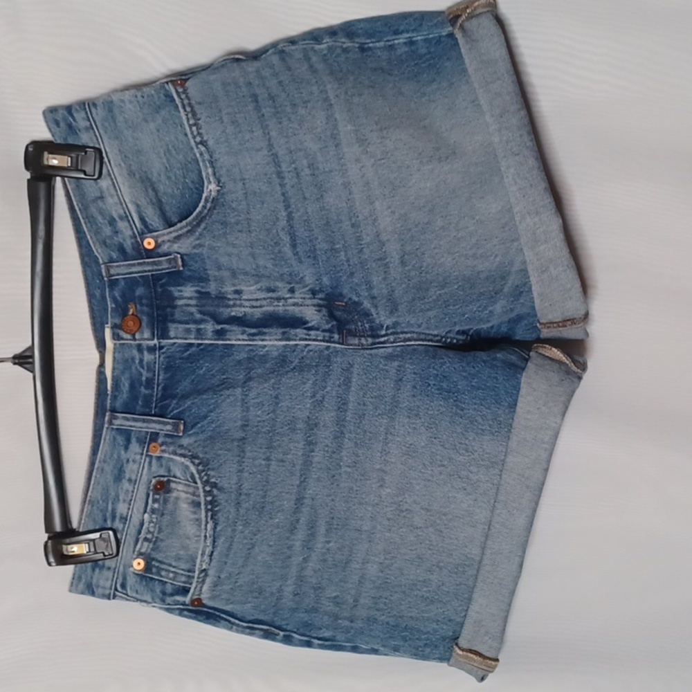 Madewell Light Blue Jean Shorts - Picture 4 of 16